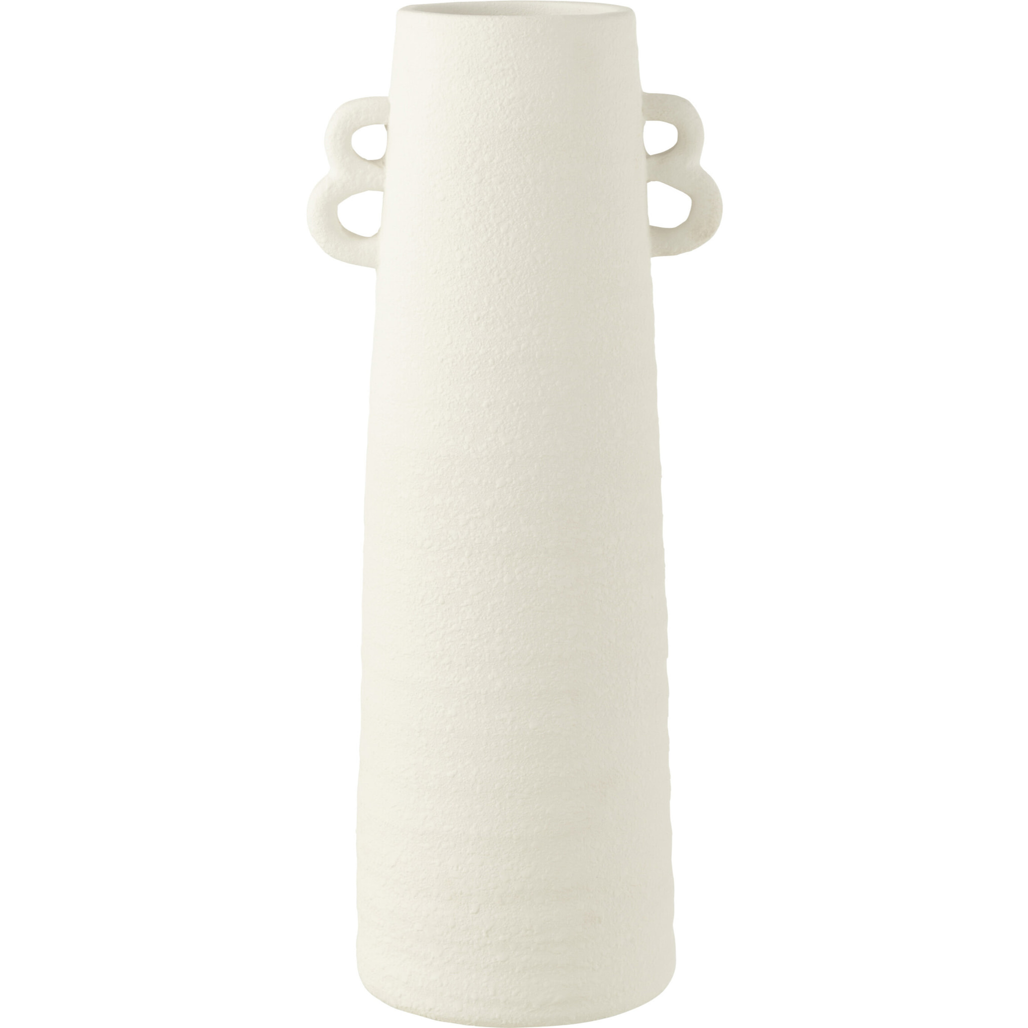 J-Line vase Conique - céramique - blanc - large - 55 cm de hauteur