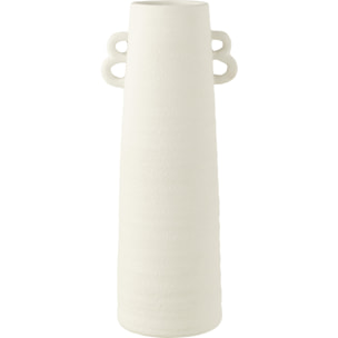 J-Line vase Conique - céramique - blanc - large - 55 cm de hauteur