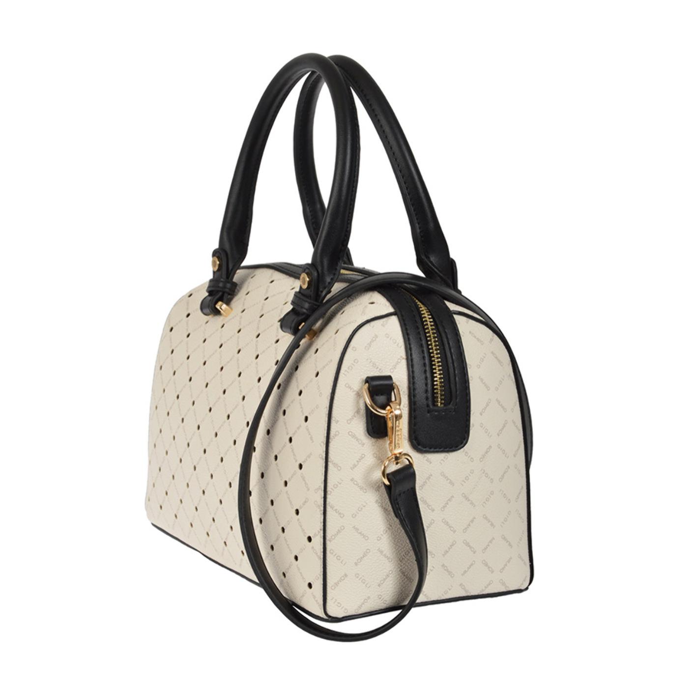 BORSA ROMEO GIGLI MILANO DONNA CON TRACOLLA BEIGE/NERO