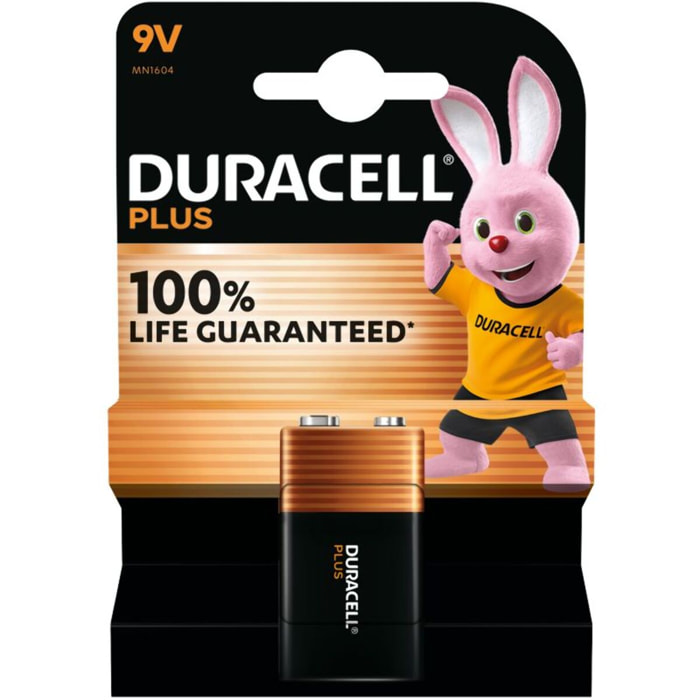 Pile DURACELL 9 V PLUS x1