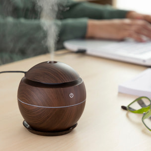 Mini Umidificatore Diffusore di Aromi Dark Walnut InnovaGoods