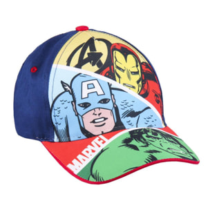 Berretto con visiera Avengers Blu Lui Marvel Multicolor