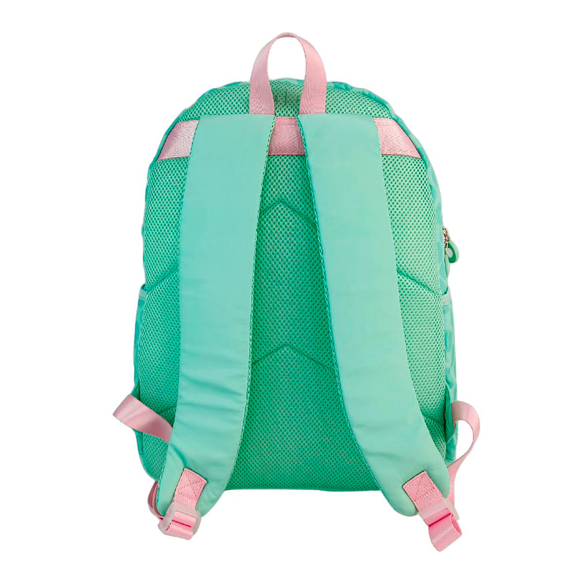 Mochila Americano Blin Blin Kiss Me. Compartimento portalaptop. Espaldera y tirantes ajustables y acolchados.