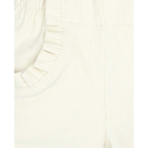 PANTALÓN PANA BLANCO