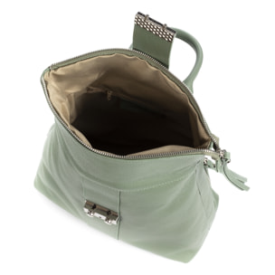 Foca Zaino Donna.Pelle autentica Dollaro