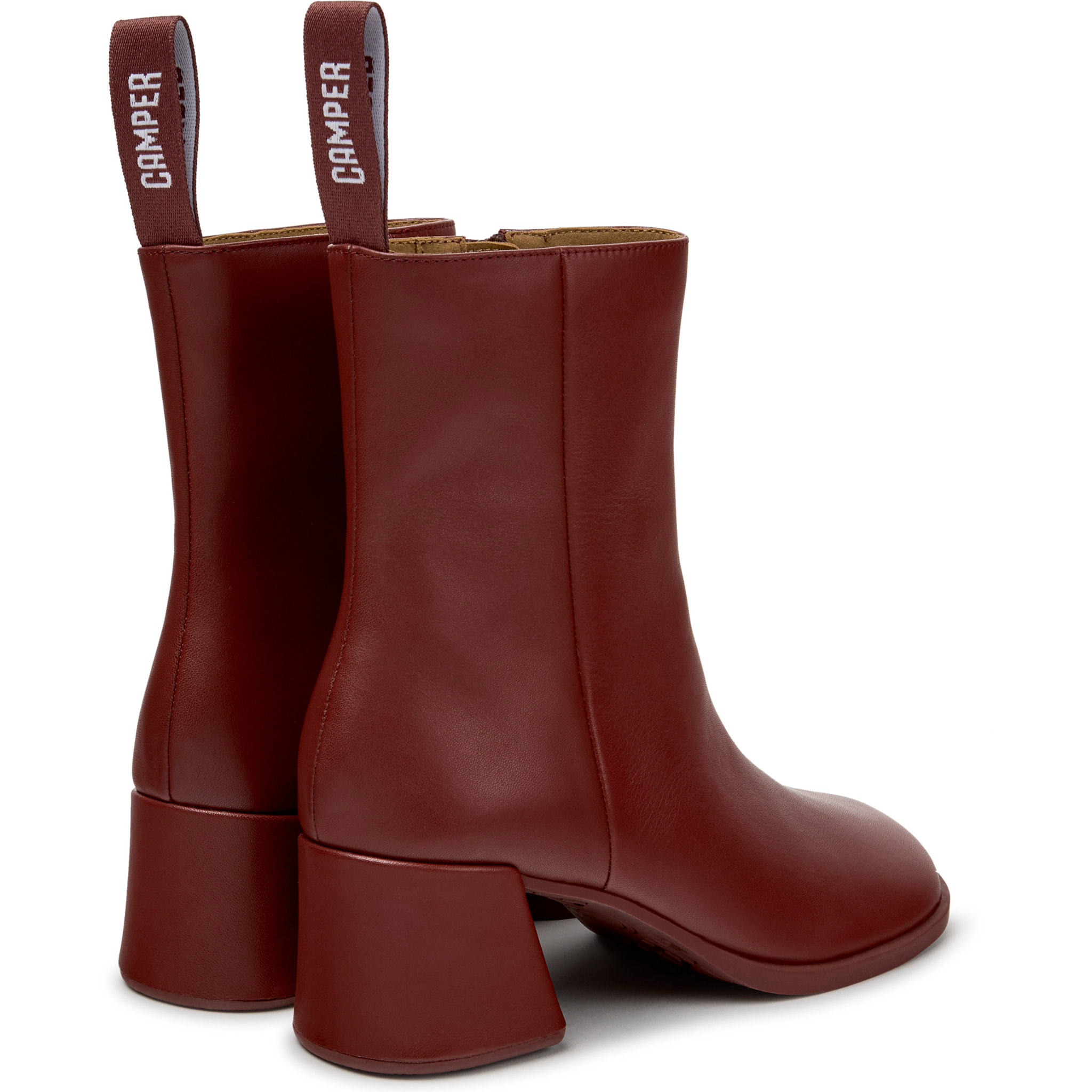 Botines - CAMPER Kora - Rojo - Piel lisa
