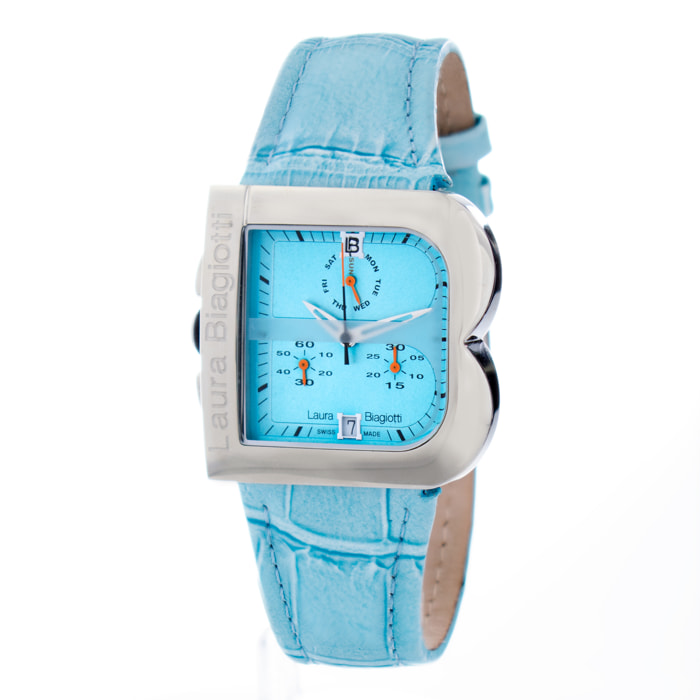 Reloj Laura Biagiotti LB0002L-BLU Mujer Analogico Cuarzo con Correa de Piel