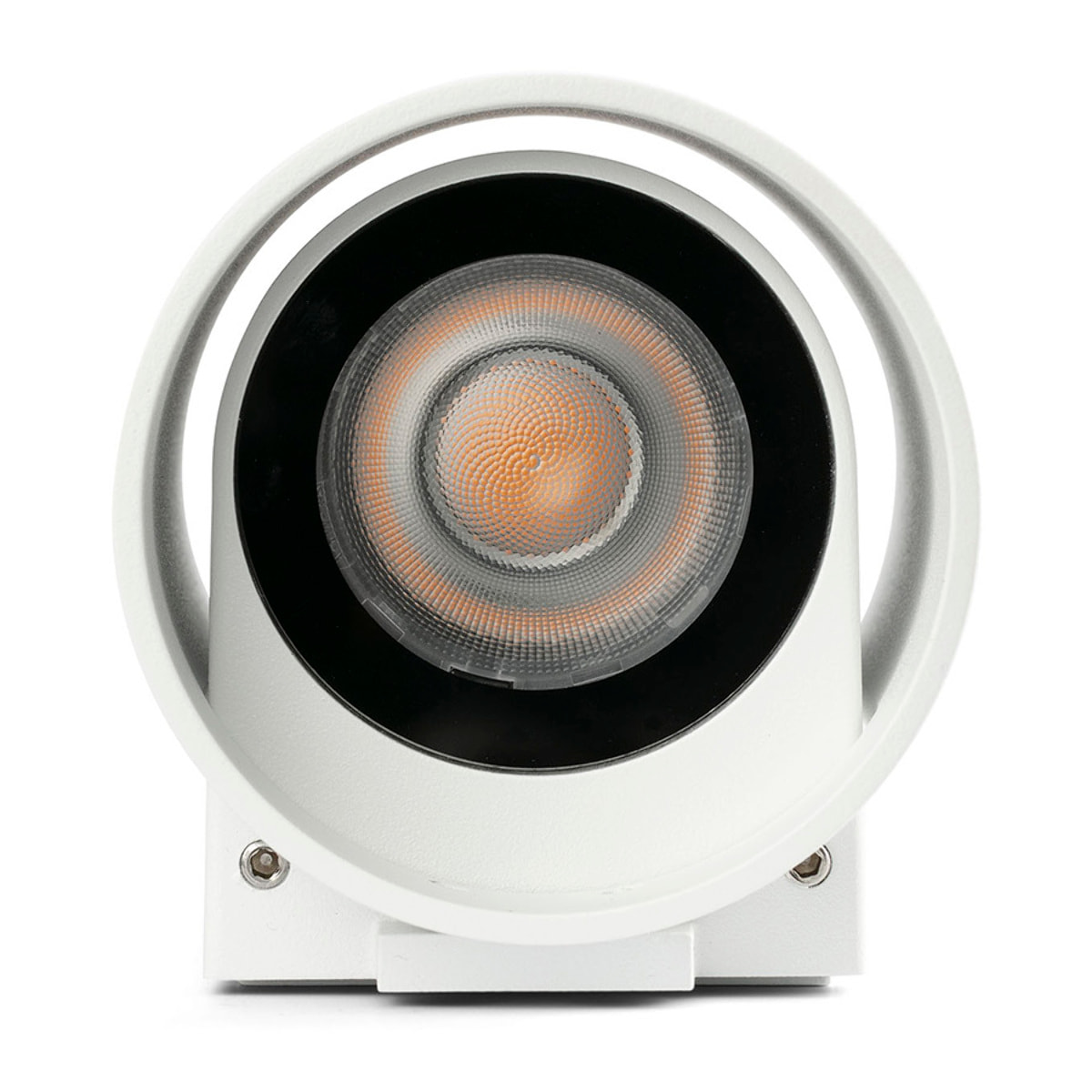 KOV 1L Lampada da parete rotondo bianca 2700K 14°