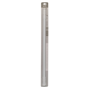 Barre tringle pour rideau de douche ou baignoire extensible Blanche 140-260cm MSV