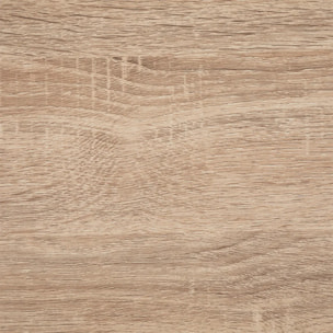Ilot de bar avec rangement "Aliaj" effet chêne naturel