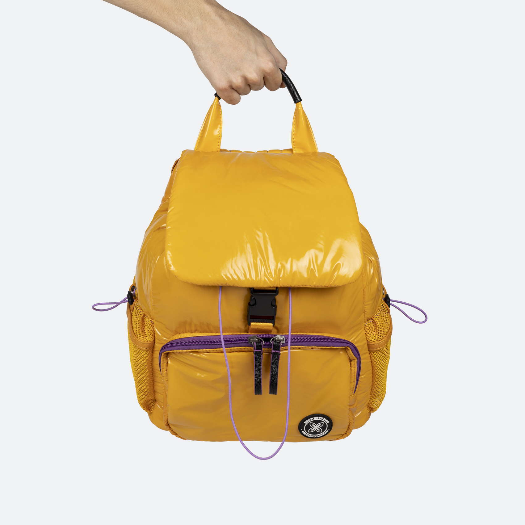 GLOSS RECYCLED BACKPACK C/YELLOW