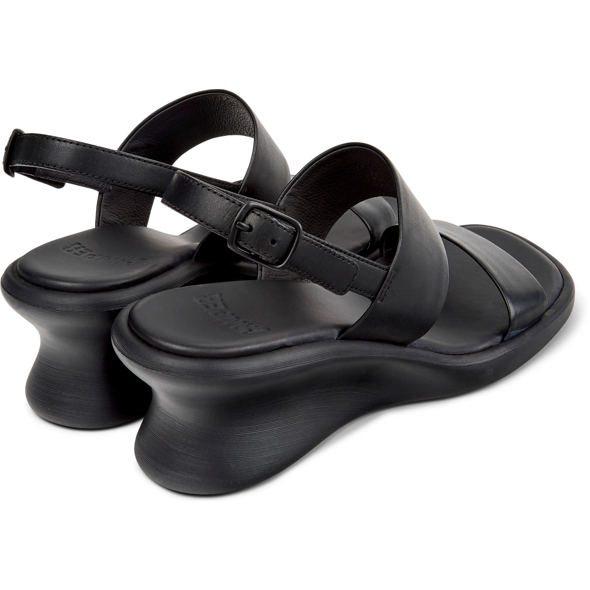 Sandalias - CAMPER Louise Sandal - Negro - Cuero liso
