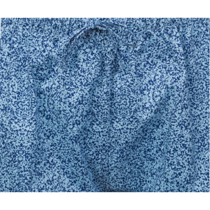 Pigiama leggero DONNA cotone microfantasia blu