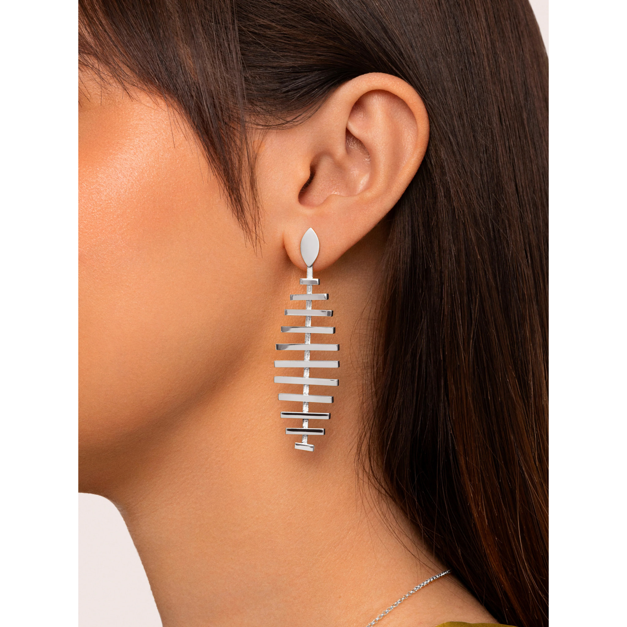 Orecchino Pacific in Acciaio