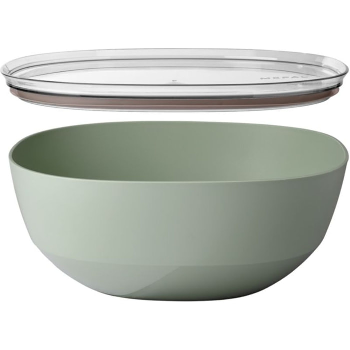 Saladier MEPAL Silueta avec couvercle Nordic Sage 5L