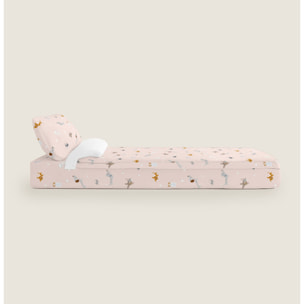 Saco Nórdico Estampado - Infantil - Con cremallera - Incluye 1 Funda de Almohada - 100% Algodón - Amigos Peludos