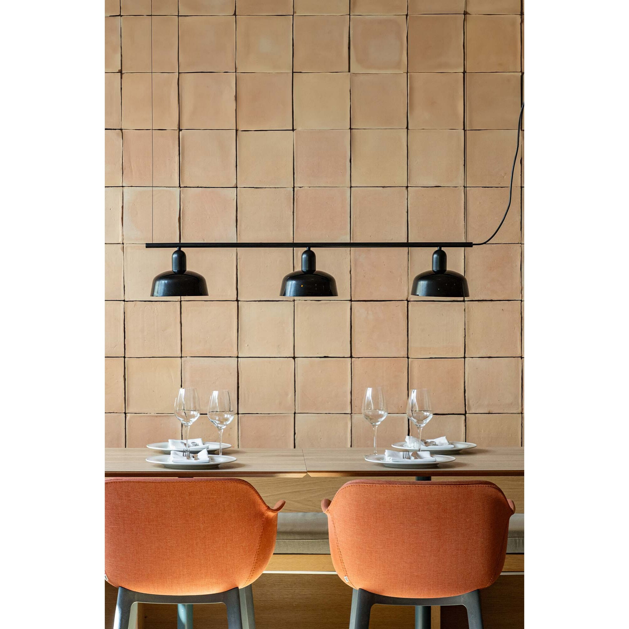 TATAWIN S métal 3L Lampe suspension noire