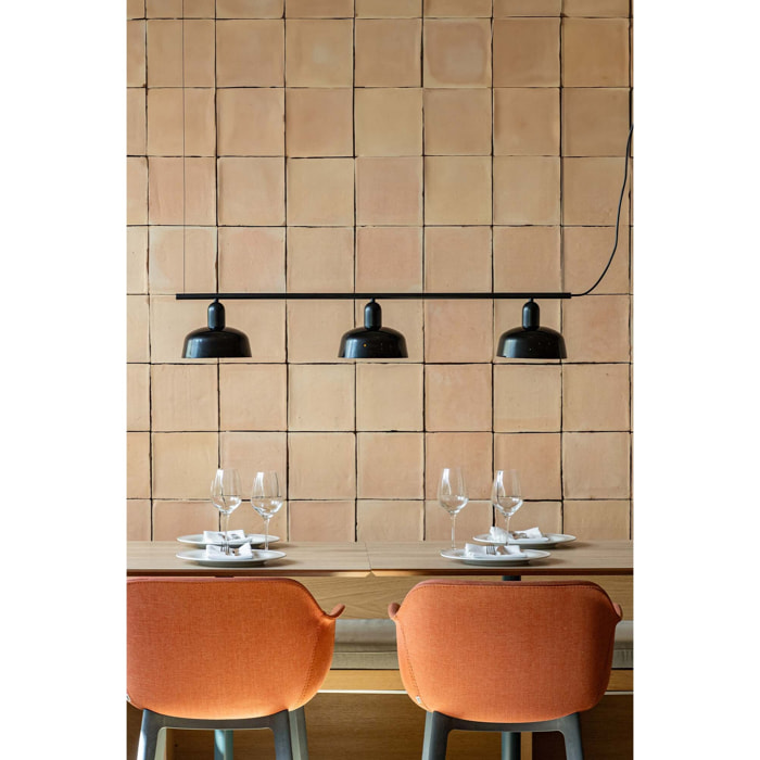 TATAWIN S métal 3L Lampe suspension noire