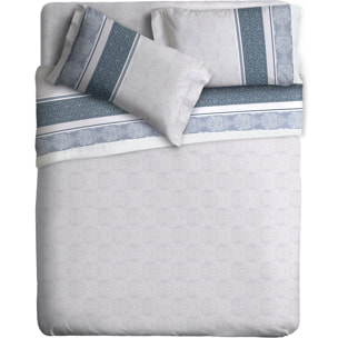 Completo letto 1 Piazza IPERSAN Art de Vivre Damasco Grigio