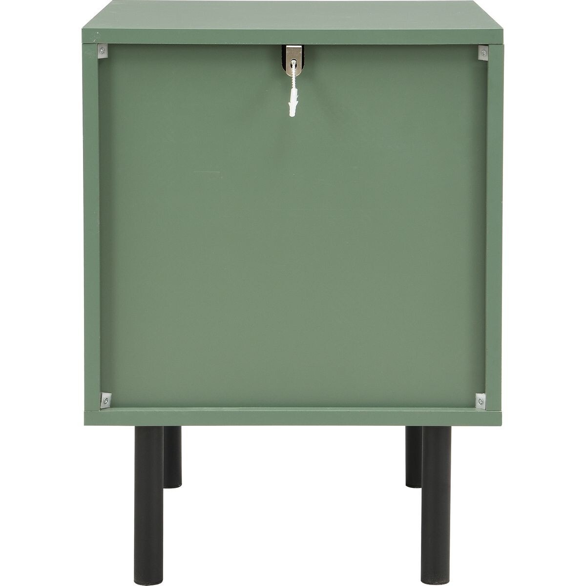Table de chevet 2 tiroirs en cannage - LUMA