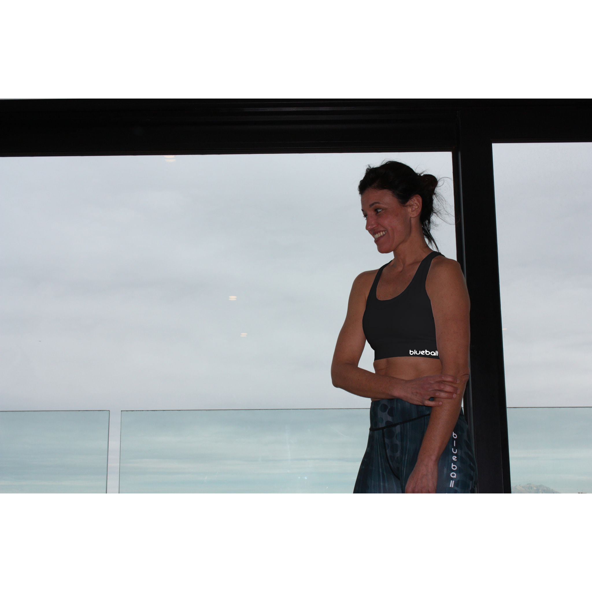 REGGISENO SPORTIVO SLIM DA DONNA BLUEBALL IN NERO