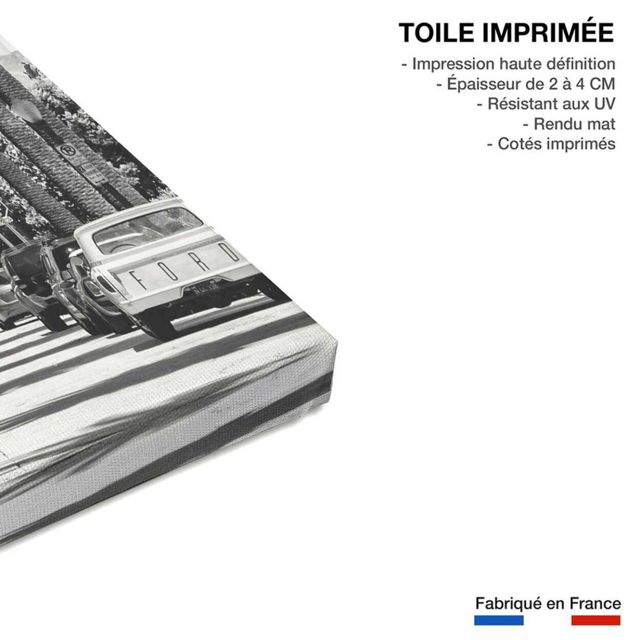 Tableau photo Los Angeles route Beachwood Toile imprimée