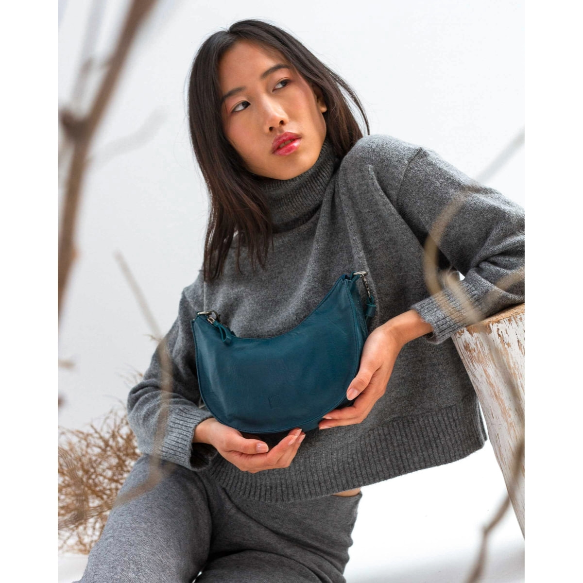 Bolso de hombro BIBA Logan Aa de piel