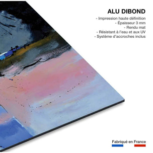 Tableau bleu et rivage côtier Tableau alu Dibond