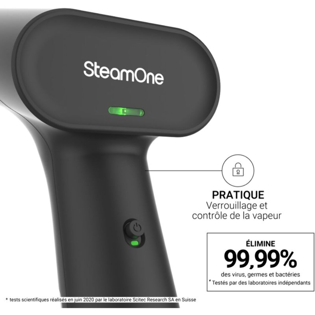Défroisseur vapeur STEAMONE EUDTC75B + RP10