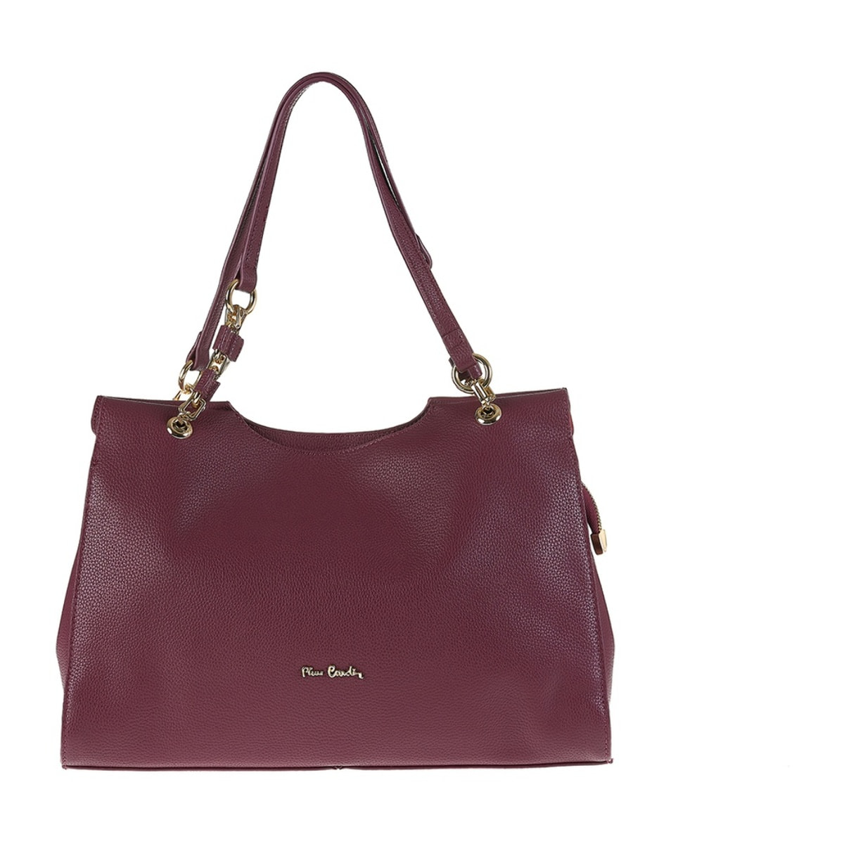 Borsa a spalla da donna Made in Italy - Modello Zelia Elite - 100% pelle - 38.0 x 26.5 x 12.0 cm