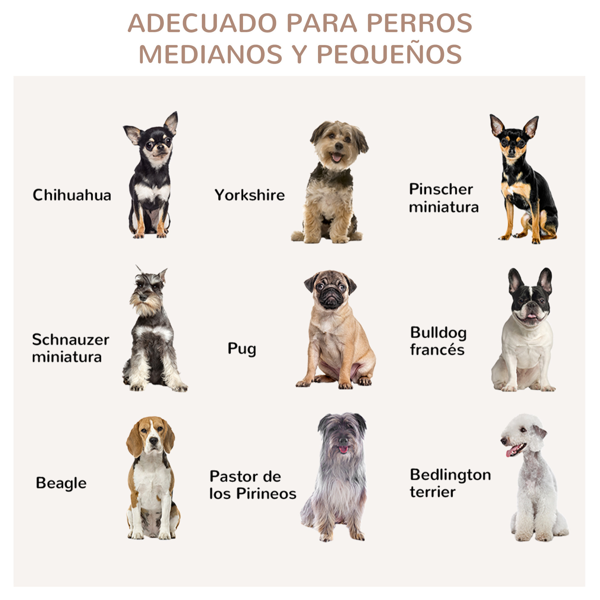 Jaula para Perros Medianos 2 en 1 Mesa Auxiliar Estilo Moderno con 2 Puertas con Pestillo y Estructura de Acero Inoxidable Casa para Perros 80x50x56,5 cm Blanco