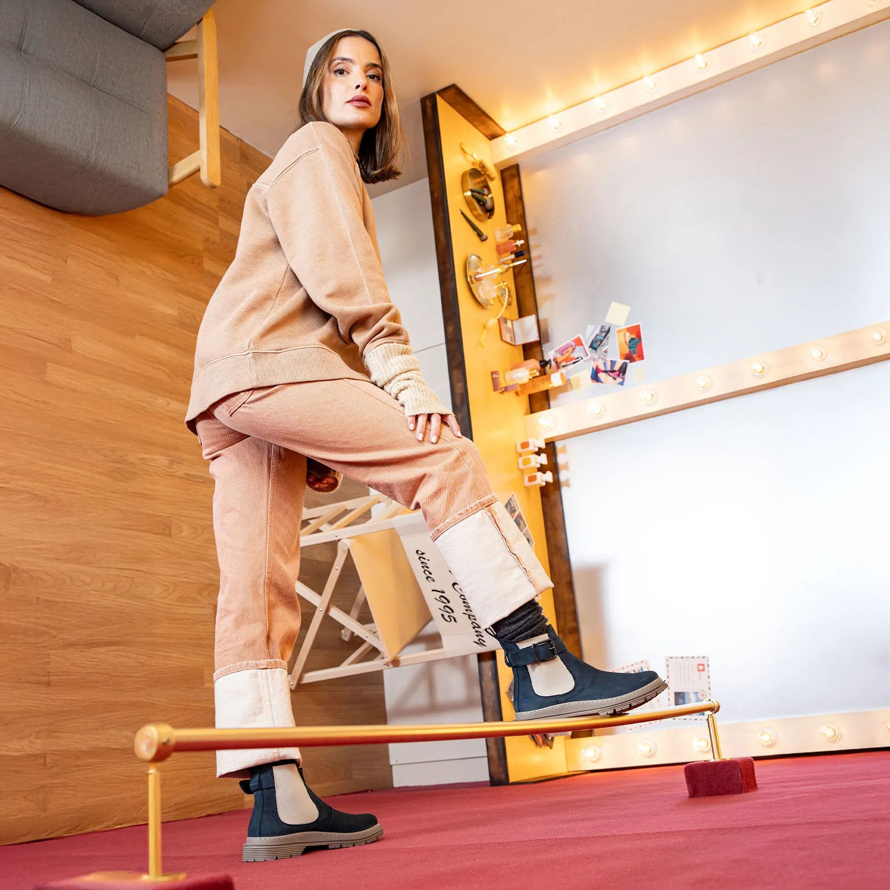 Botines 1892 GRASS WAXED BLACK/ BIRMINGHAM color Black