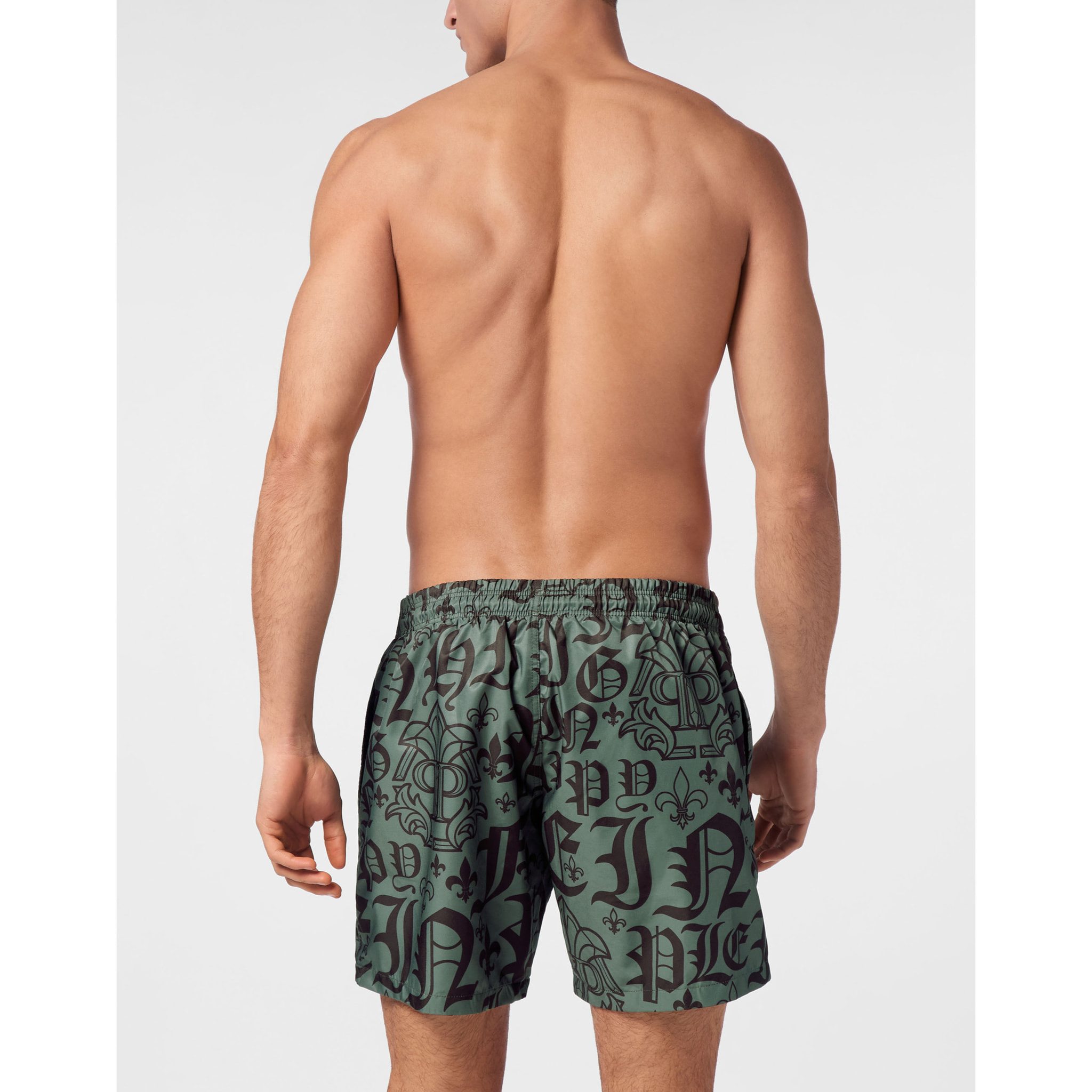 PHILIPP PLEIN Swim Trunks GOTHIC PLEIN
