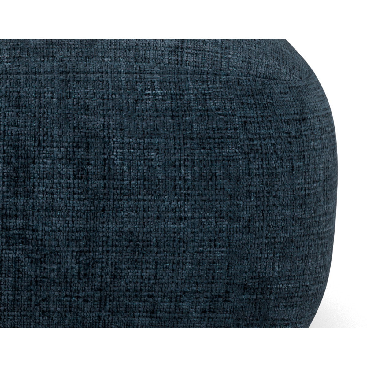 Grace - module d'assise sans accoudoir en velours texturé - Bleu