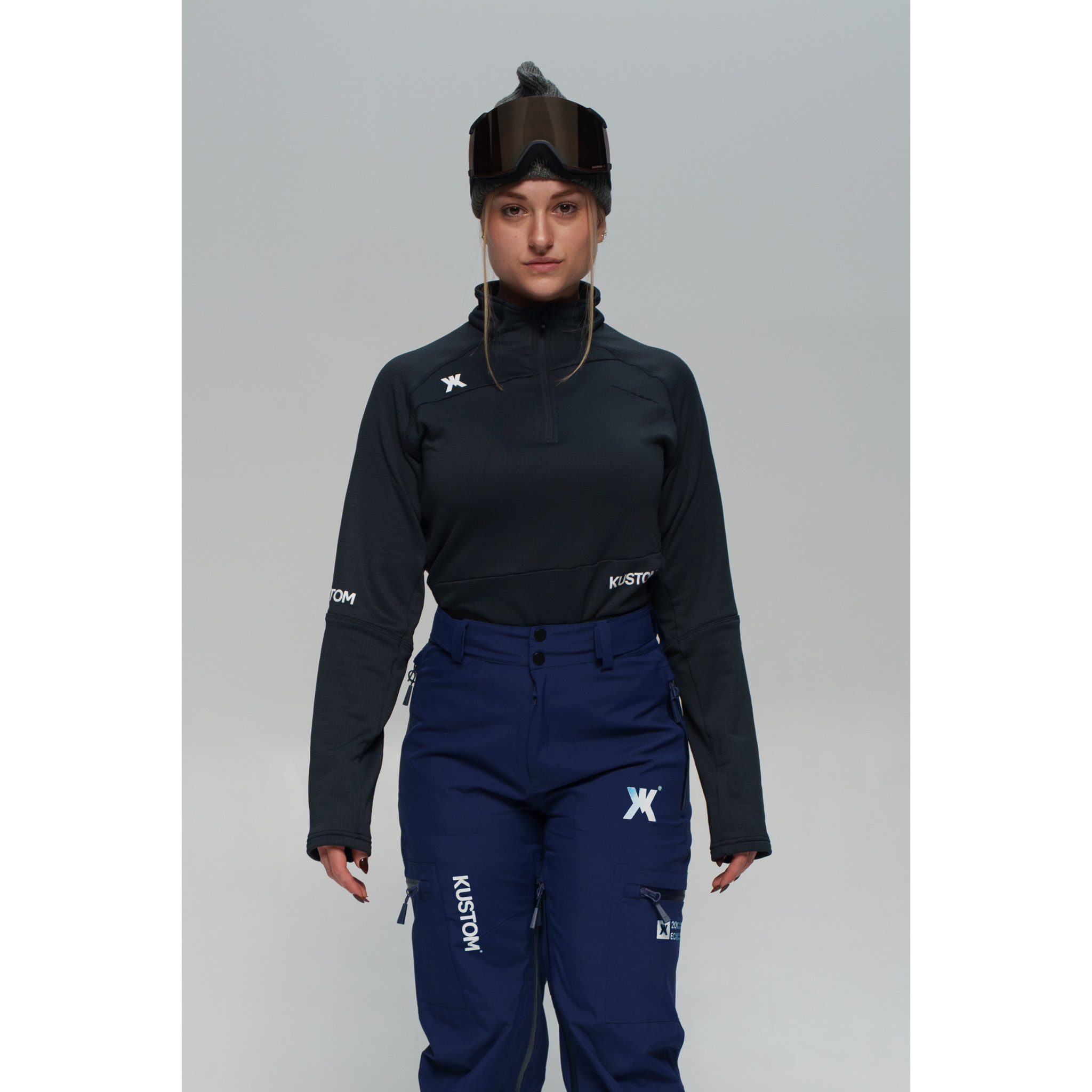 Maglietta termica AXIS KUSTOM blu navy DONNA