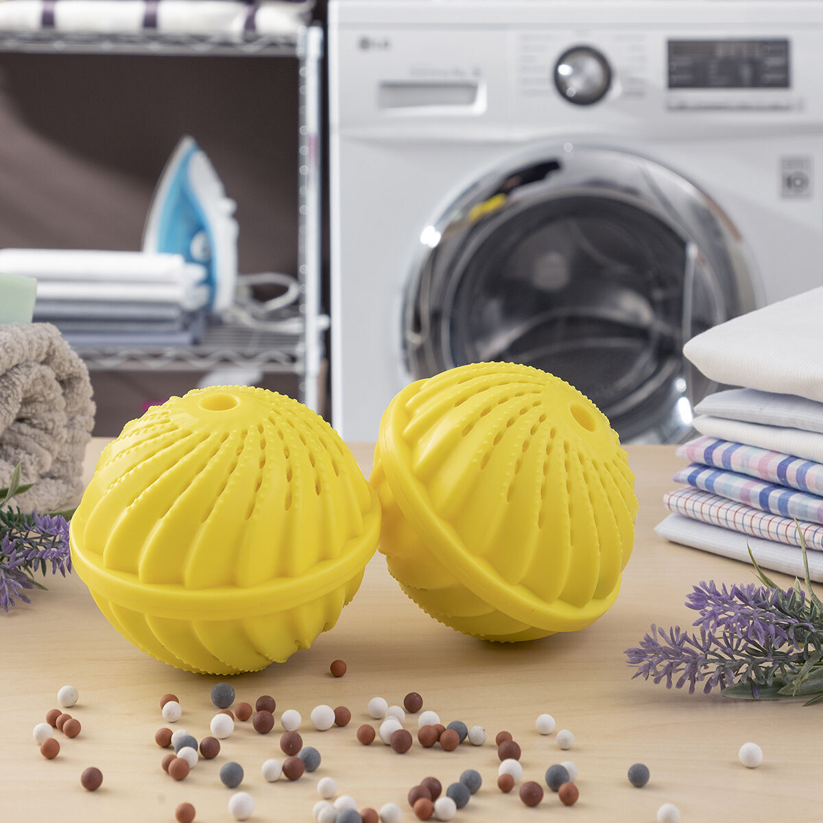 Boules de Lavage pour le Linge sans Détergent Delieco InnovaGoods Pack de 2 unités