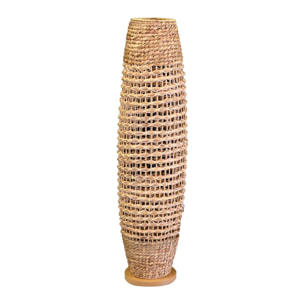 Lampada in rattan naturale da terra con attacco cm ø31h119,5