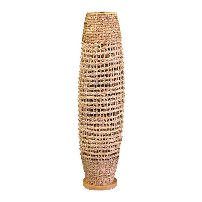 Lampada in rattan naturale da terra con attacco cm ø31h119,5