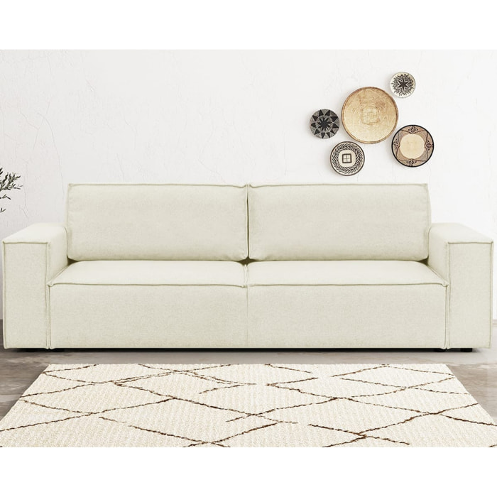 Canapé convertible 3 places en tissu - HARPER NEW