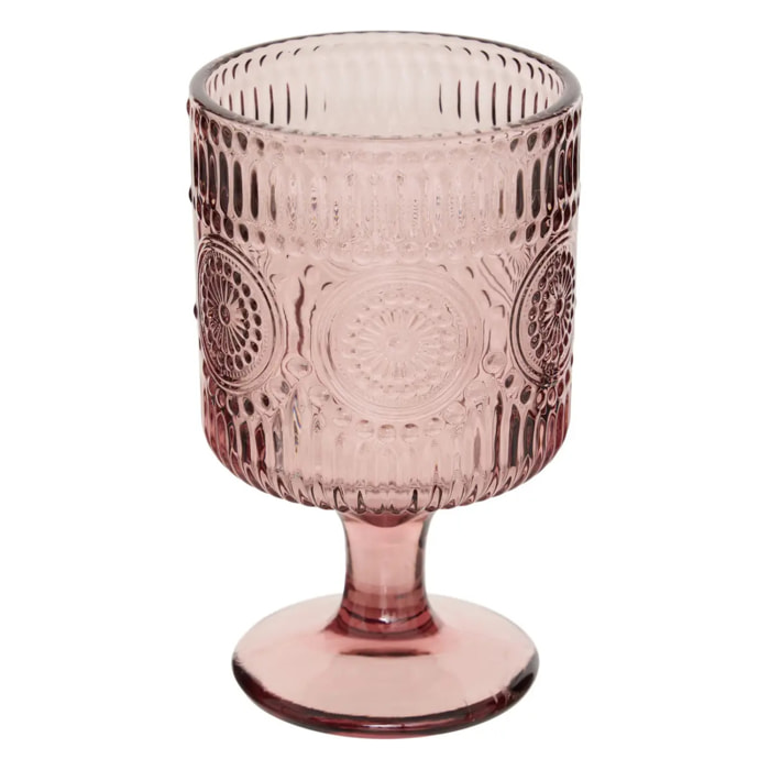 Lot de 6 verres à vin Ina 210ml rose