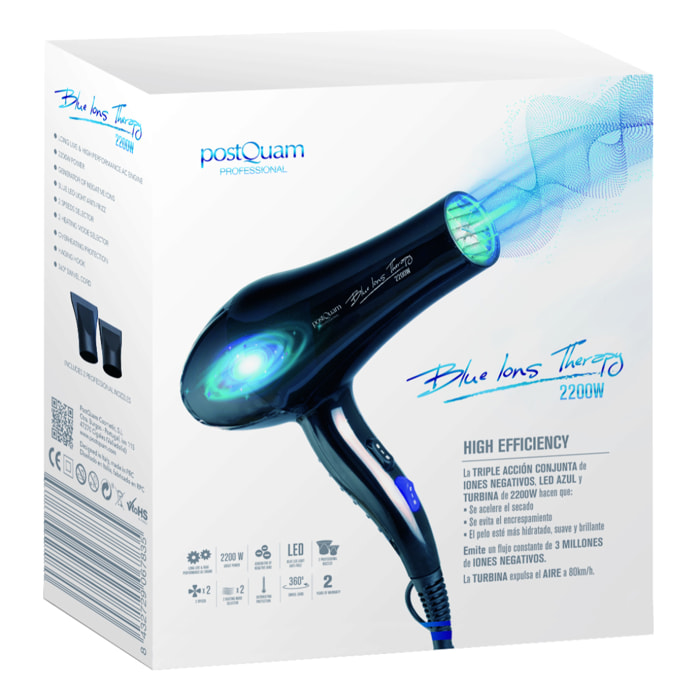 secador blue ions therapy