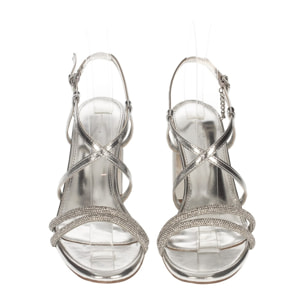 Sandali Donna Tata Italia Argentato