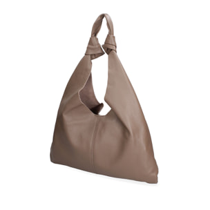 Borsa a spalla da donna In Vera pelle Made in Italy 40x42x2 cm
