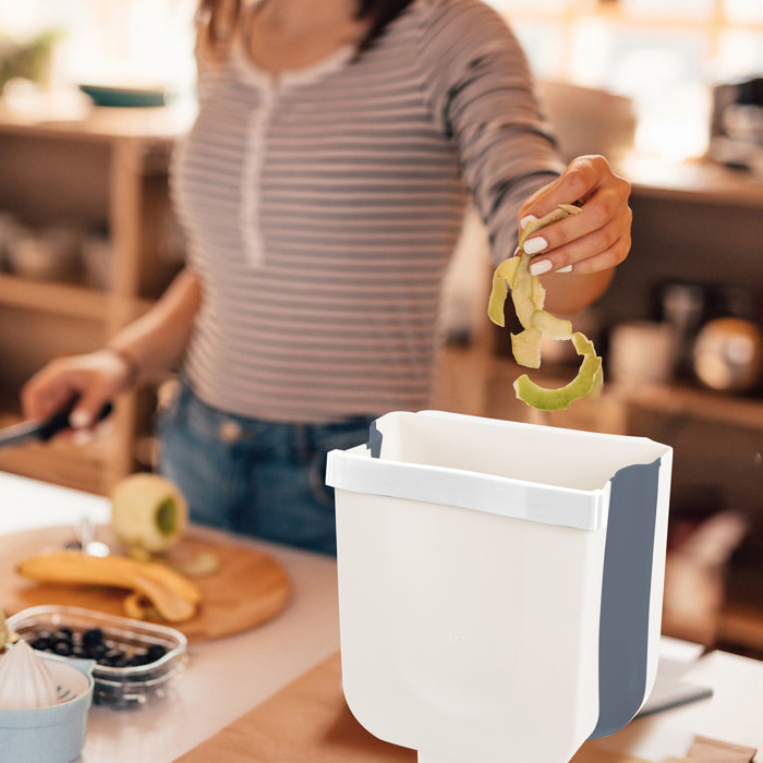 Poubelle Suspendue Pliable 4l