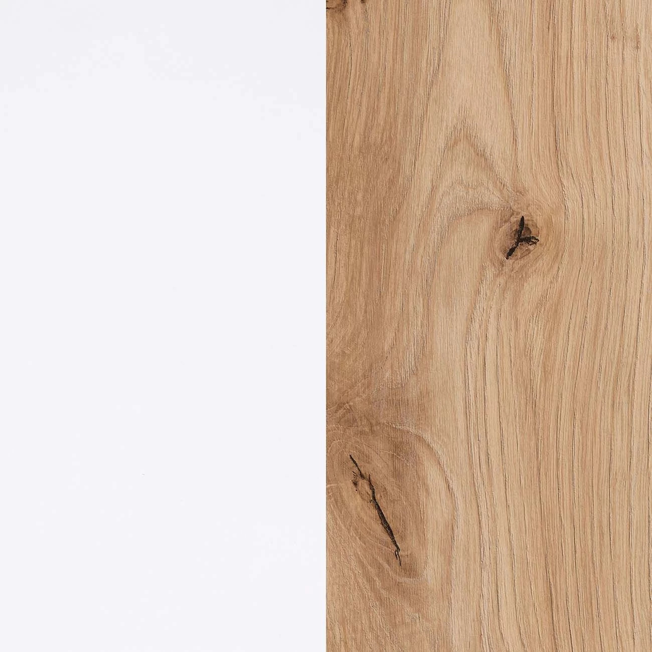 Mueble de salón modular Lunet en blanco artik aplino 190 cm Blanco Artik (Blanco Mate) - Alpino