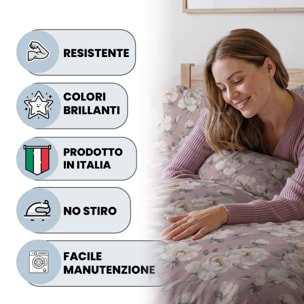 PARURE COPRIPIUMINO INFINITY - 100% Microfibra