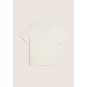 T-shirt Junior regular con grafica omino effetto leopardato