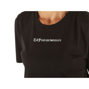 T-Shirt Emporio Armani T-Shirt Logo Crossover Nero Nero