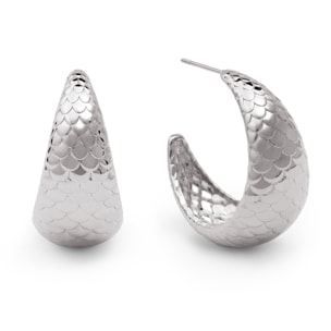 Pendientes Aro Mermaid Acero