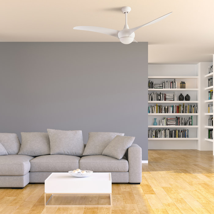 Forlight Ventilador IP20 Windy E27 15W Blanco Blanco